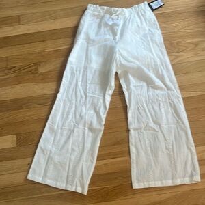 White linen (see through) pant from Art Class (Target Brand). Size L (10/12)